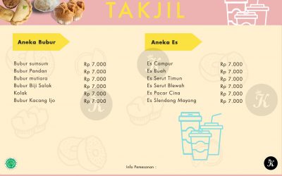 Menu Snack Berbuka Puasa (Takjil Jakarta) | Kuehany.com