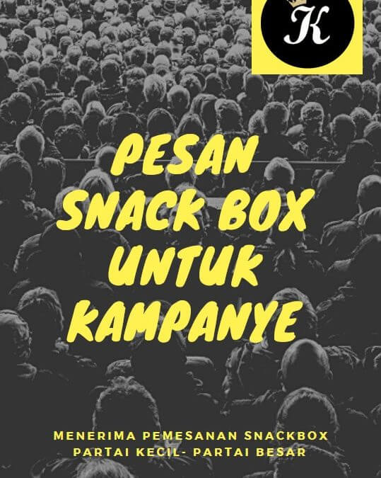 Pesan Snack Box untuk Kampanye